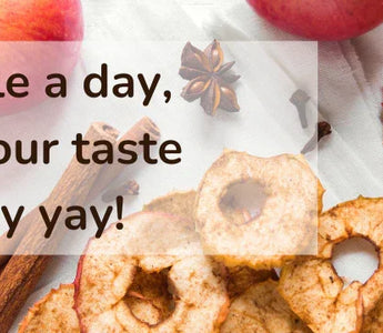 An apple a day.. Make your taste buds say yay! - Nutty Delights