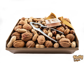 Whole Nuts in Shell Tray & Nutcracker - Nutty Delights
