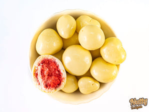 Freeze Dried Yogurt Strawberries - Nutty Delights