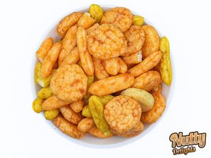 Baked Rice Cracker Mix - Nutty Delights