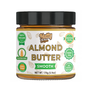 Almond "Smooth" Butter (170 gm) - Nutty Delights