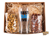 Nuts and Pint Glass Box - Nutty Delights