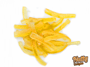 Candied Lemon Strips - Nutty Delights