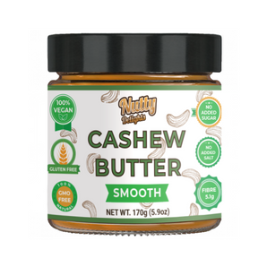Cashew "Smooth" Butter (170 gm) - Nutty Delights