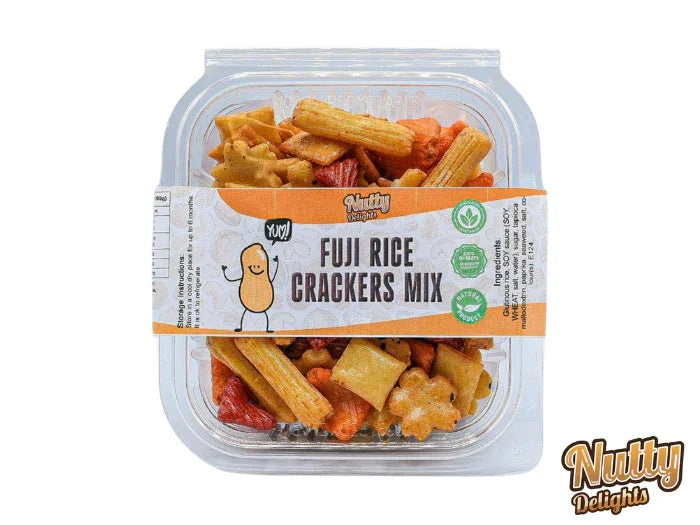 Delights Rice Crackers Retail Fuji Rice Crackers Mix | Retail Crackers IRL – Nutty Delights