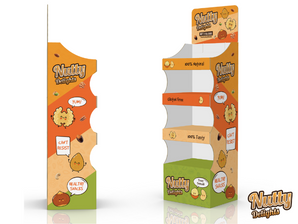 Nutty Delight's FSDU: 16SKUs x 12 Units - Gourmet Nut, Snacks & Dried Fruit - Nutty Delights