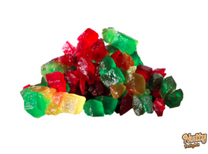Candied Melon Cubes - Nutty Delights