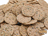 Sesame Black Pepper Rice Crackers - Nutty Delights