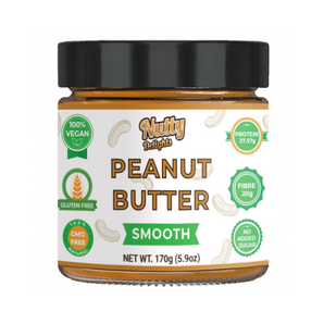 Peanut "Smooth" Butter (170 gm) - Nutty Delights