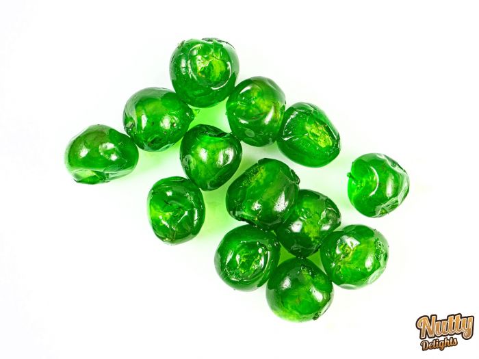 Candied Green Cherries 