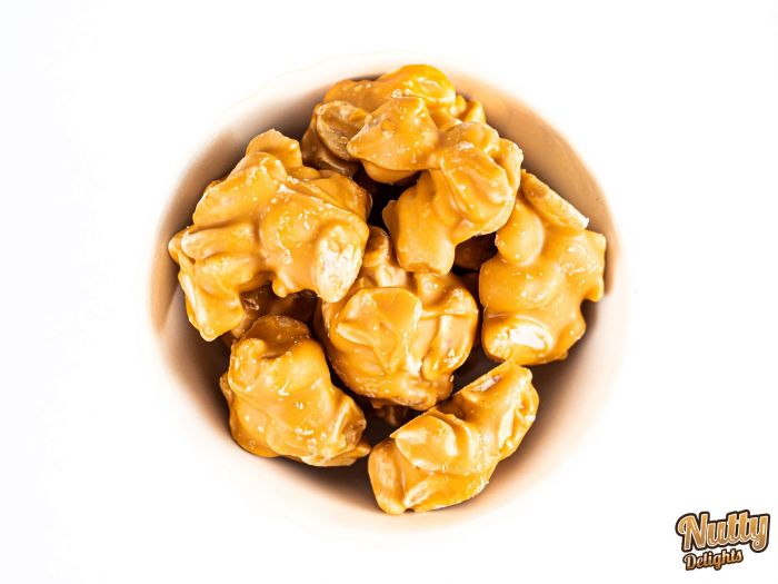 Salted Caramel Peanut Clusters